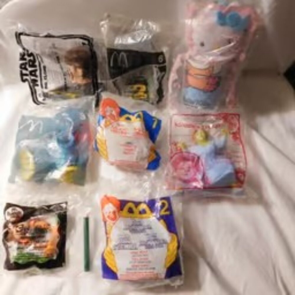 McDonald's Happy Meal Toys Lot of 8 NEW and SEALED Vintage 1998-2008